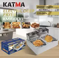 Фритюрница 6L+6L KATMA КМ-8808